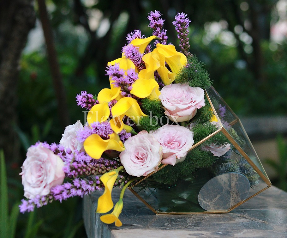 Hộp kính hoa - FBTB 043