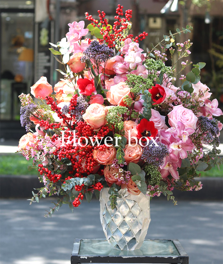 Bình hoa khảm trai - FBVA 020